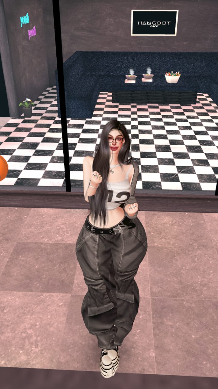 Heavy gray clouds in the sky. 